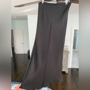 Anine Bing silk skirt, black, size L, waist 28”, length 35”, NEVER WORN